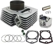 Motorcycle Cylinder Piston Ring Gasket Kit 69mm Bore 198cm3 for Zongshen CB200 WY198 CB 200 WY 198 200cc Off Road Dirt Bike Motorcycle Accessories