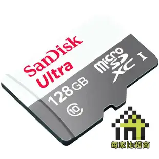 SanDisk Ultra Micro SDXC 128GB 記憶卡 讀取100M 無轉卡 128G〔每家比〕QR128