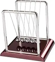 Milisten Newton Ball Pendulum Medium Bumper Ball with for Home and Office Decoration Demonstrates Conservation of Momentum and Energy Unique Idea
