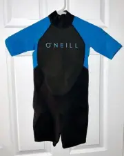 O'Neill Childs Shorty Wetsuit Kids Youth Size 8 Reactor-II 2mm