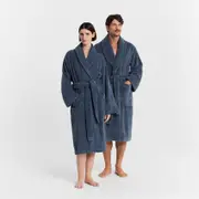 Sheridan Aven Australian Cotton Robe in Indigo