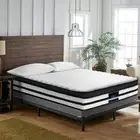 King Size Mattress Bed Plush Euro Top Padding High Density Foam Hypo Allergic