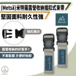 【METSA 米特薩】插扣式束帶 S號 2入一組(綑綁繩 綁帶 背包捆綁帶 拉緊帶 綑綁帶 行李繩)