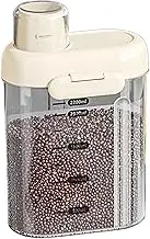 Cereal Containers Storage, Dispenser Food Containers with Lids, Clear Bins Pantry Organizer Jars, Large Box for Sugar, Flour, Cereal, Snack, Pantry Organization