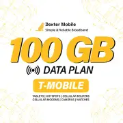 100GB Data Plan on T-Mobile Network with SIM | Tablet | Hotspot | Router & More