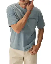 Buck Mason Yuma Boxy Fit Pocket Tee