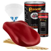 HOT ROD FLATZ Blood Red Gallon Kit URETHANE Flat Auto Car Paint Kit