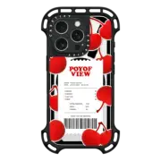 iPhone 16 Pro Ultra Bounce Case MagSafe Compatible Cherry Receipt by Poyofview