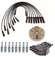 ACDelco Ignition Kit Distributor Rotor Cap Wire Spark Plugs for Chevy GMC 7.4 V8