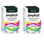 Simplicol Textile Expert 2x Color Ivy Green for 600g Fabric Also for Wool