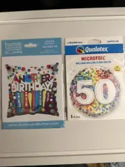 Ballon’s For 50 Old Over The Hill Ha Ha Happy Birthday Celebration