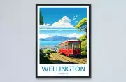 Wellington Travel Print Wall Art Wellington Wall Hanging Home Dcor Wellington