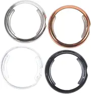 GRIRIW 4pcs Delicate Watch Covers Compatible with Google Pixel Watch Detachable Protective Cases Transparent and Easy Installation Scratch Resistant