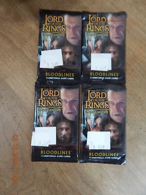 LOTR Lord of The Rings TCG - Bloodlines Booster x4 factory sealed