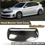 Carbon Fiber Hood Bonnet Vent Scoop Cover For Subaru Impreza WRX STi 2008-14 1x
