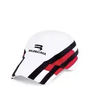 New Balenciaga Men's Track Baseball Cap Large Red