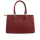 LONGCHAMP Paris Premier小牛皮手提托特包(S) (酒紅色)