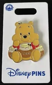✨2024 Disney Parks Winnie The Pooh Hunny Pots Bees Chibi OE Pin