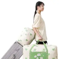 在飛比找momo購物網優惠-旅行收納袋 拉桿外掛式(衣物分類袋 飛機包 3種規格)