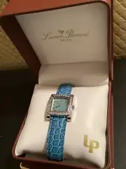 Lucien Piccard Woman Watch Blue Band New In Box