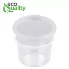 16oz Plastic Deli Food Storage Round Containers with Lids Meal Prep 400pcs Set