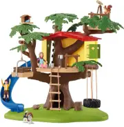 Schleich - Adventure Tree House with Slide, Swing & Rope Ladder
