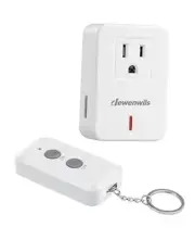 Indoor Remote Control Outlet, Expandable Remote Light Switch Kit, Wireless On