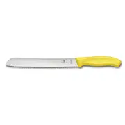 [Victorinox] Classic Wavy Edge Blade Bread Knife 21cm (Yellow )