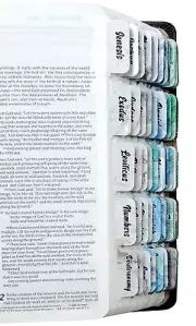 Bible Tabs Large Print Laminated Bible Dividers Old and New Testament Marble