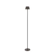 Briana Modern Standing Floor Lamp Light Metal Brown Sand