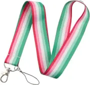 Abrosexual Sexual Fluidity Fluid LGBTQ Pride Flag Gay Lesbian 17.7" Neck Lanyard