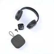 Laser Bluetooth Audio Set: Headphones, True Wireless Earbuds & Portable Speaker, IPX5, 20H Playtime