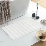 Foldable Stone Bath Mat, Non-Slip Diatomaceous Earth Bath Mat, Super Absorben...