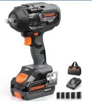 TITANCE X8 20V MAX Cordless Impact Wrench, 1000 FT-LBS High Torque 1/2" Brushles