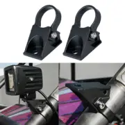 2x Pillar Mount Light Brackets Fit 1.75 Inch Roll Bar For Off road Vehicles ATV