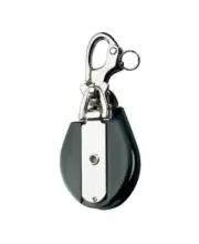 RONSTAN SNATCH BLOCKS ACETAL SHEAVE: Single, swivel snap shackle head RF6720