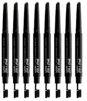 NYX PROFESSIONAL MAKEUP Fill & Fluff Eyebrow Pomade Dual-Ended Brush & Pencil,