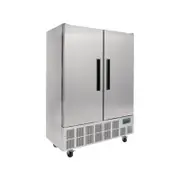 Polar G-Series 2 Door Slimline Upright Fridge 960Ltr - Commercial Solid Door Upright Fridges (GD879-A)