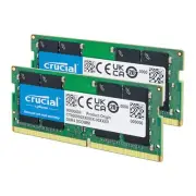 Crucial Laptop Expansion Memory 32GB 16GBx2 DDR4 3200MT s PC4-25600 CL22 SO 325