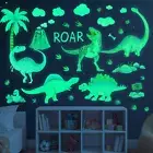 Dinosaur Wall Decals Glow in the Dark Dinosaur Wall Stickers Watercolor Dionsaur