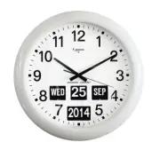 Analogue Clock with Calendar 47cm