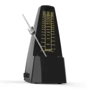 Mechanical Metronome Universal Metronome for Piano Guitar Violin Drums Black
