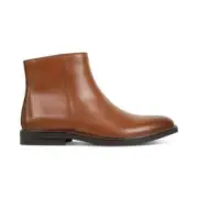 Reaction Kenneth Cole Men’s Comfort Ely Zip-up Boots Brown NWB