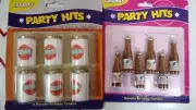 Beer Shape Candles Beer Can & Bottles Happy Anytime Adult Novelty (12 pc