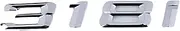 Fidida 318i Emblem Car Numbers Letters Decal Plating Badge 3D Metal Style Fit for 318i Car Model Silver