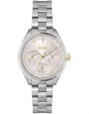[BOSS] Sport Stainless Steel Dial Watch in White