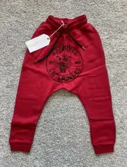 Happiness Los Angeles Rimini Kids Clothing Cherry Drop Crotch Jogger Sweats 6y