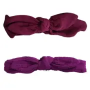 Baby Elastic Cotton Hairband Bow Headbands Kids Girls Hair Girls Turban