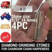 4 X 5/32 DIAMOND GRINDING STONES FOR CHAINSAW CHAIN SHARPENER OREGON STIHL ETC