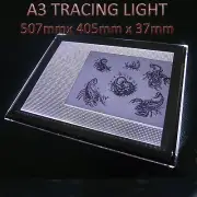 A3 Slim LED Art Tracing Tattoo Light Box Pad Board Lightbox Stencil 577x405x37mm